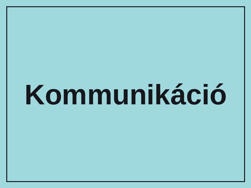 Kommunikáció